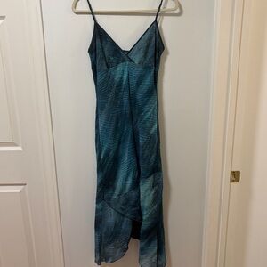 David Warren Y2K Prom Formal Maxi Dress sheer glitter mermaid bratz Bella swan